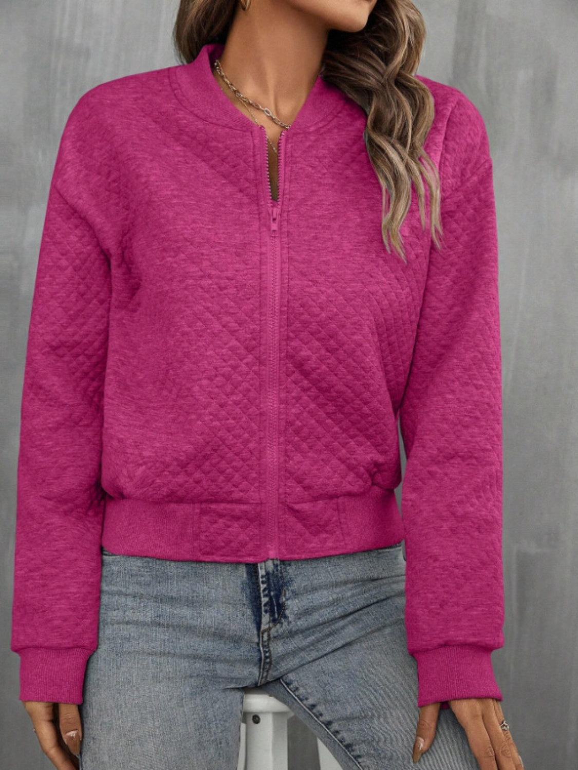 PREORDER Zip Up Long Sleeve Jacket 2/9