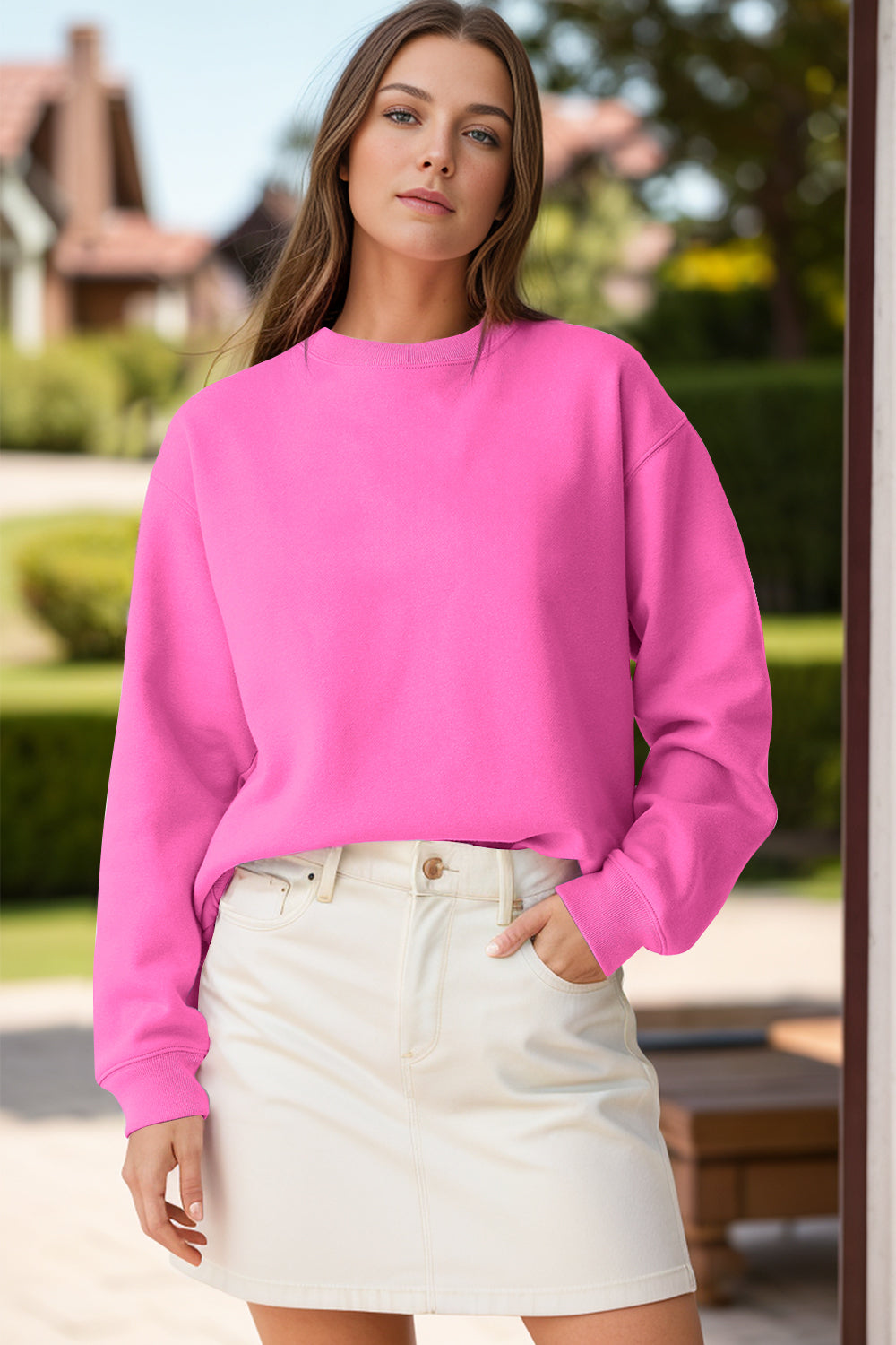 PREORDER Round Neck Long Sleeve Sweatshirt 2/9