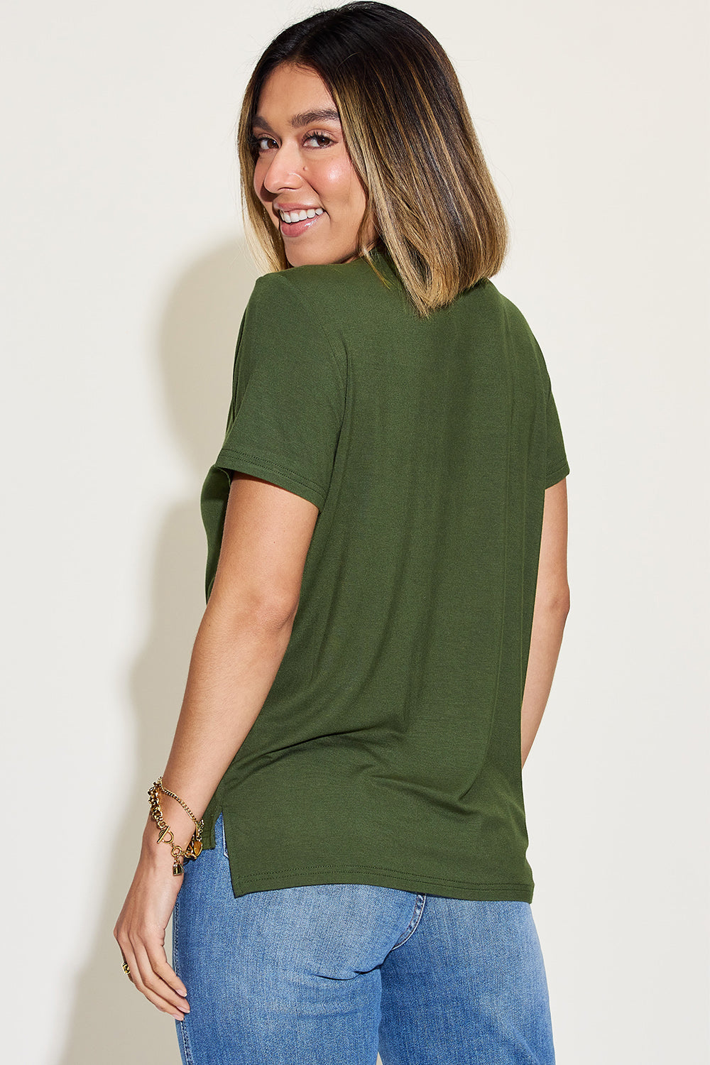 PREORDER V-Neck High-Low T-Shirt
