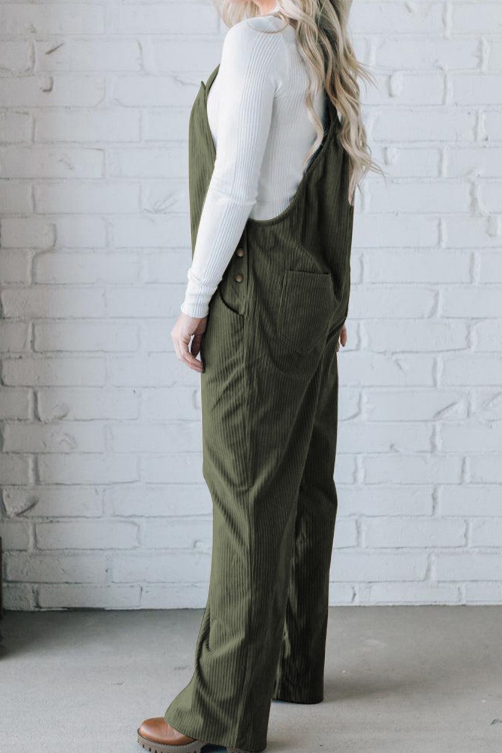 PREORDER Square Neck Wide Strap Overalls 2/9