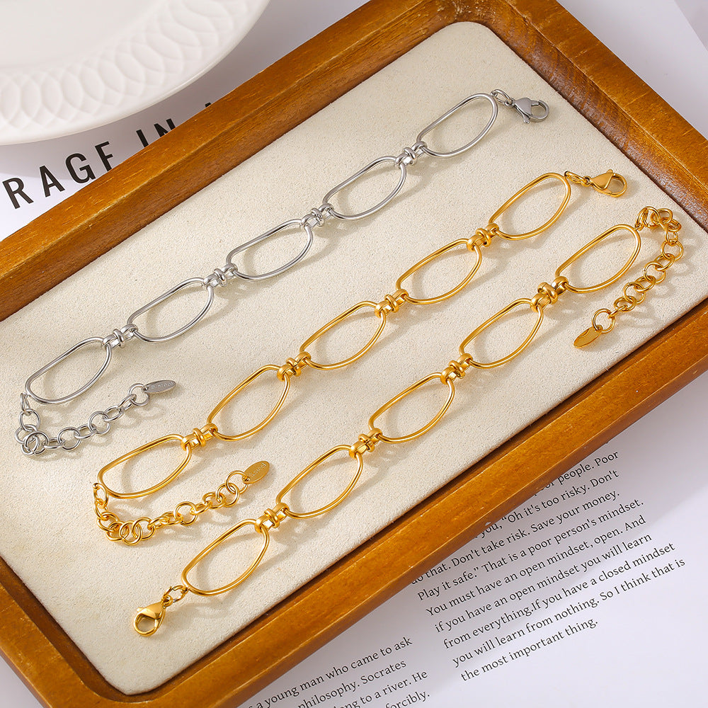 PREORDER Titanium Steel Chain Bracelet