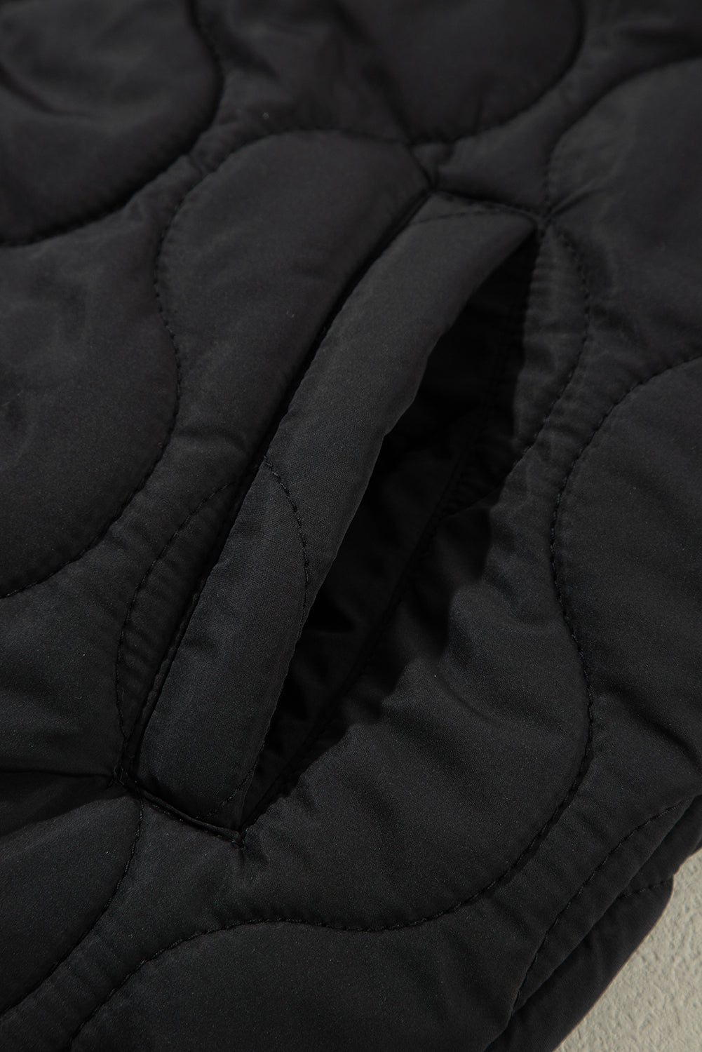 PREORDER Drawstring Zip Up Hooded Vest Coat 2/9