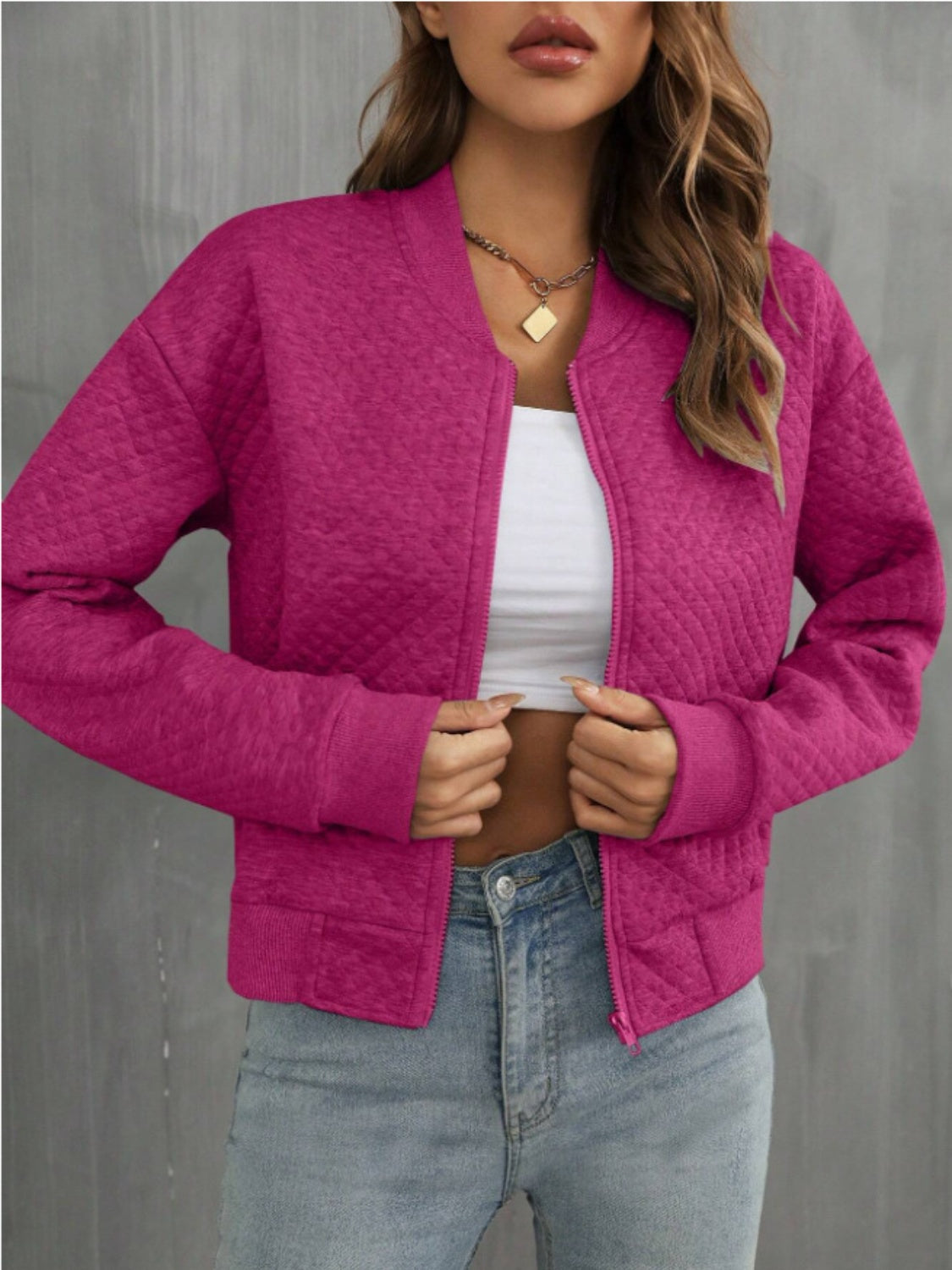 PREORDER Zip Up Long Sleeve Jacket 2/9