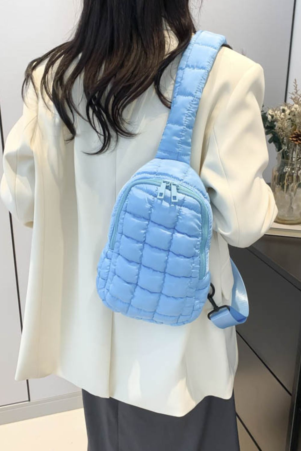PREORDER Quilted Nylon Crossbody Bag