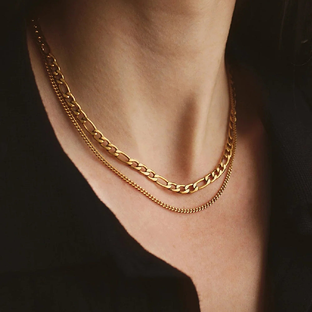 PREORDER Stainless Steel Double-Layered Necklace