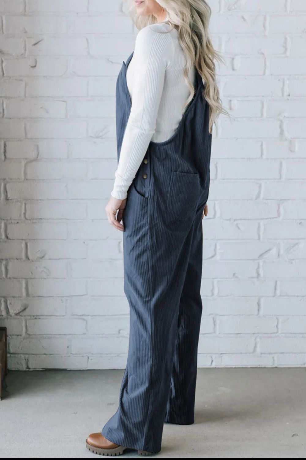 PREORDER Square Neck Wide Strap Overalls 2/9