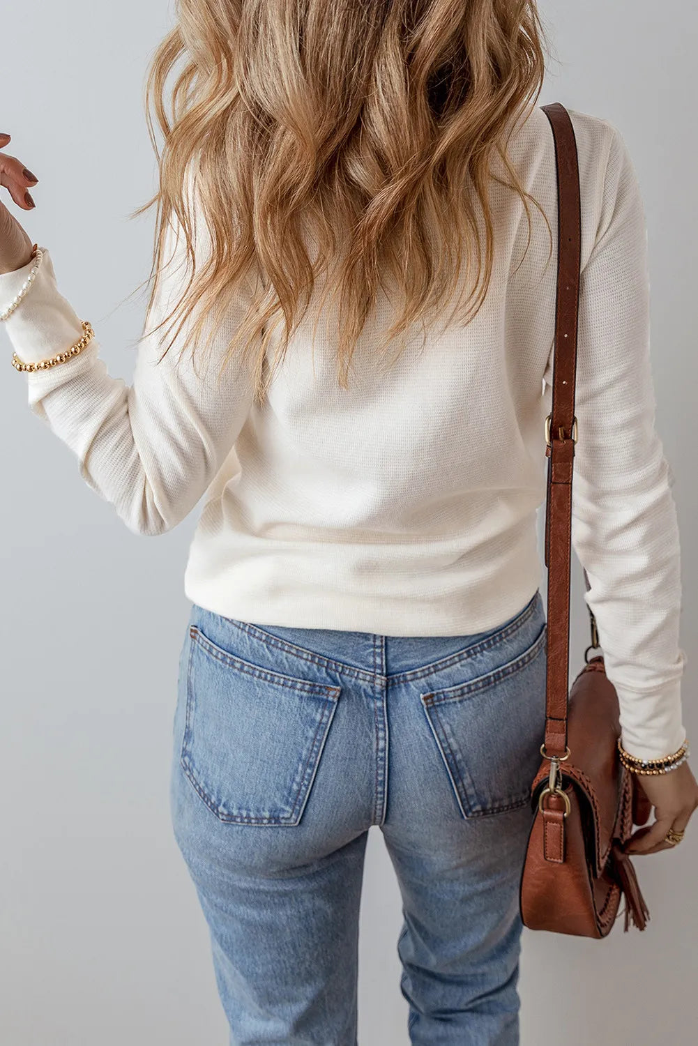 PREORDER Half Button Long Sleeve Top 2/9