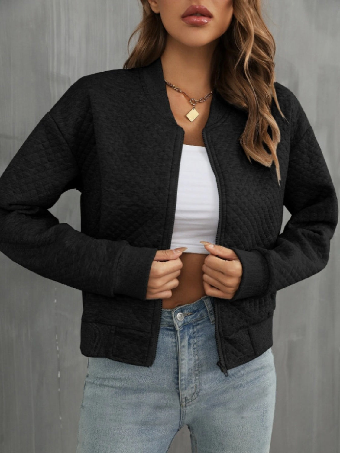 PREORDER Zip Up Long Sleeve Jacket 2/9