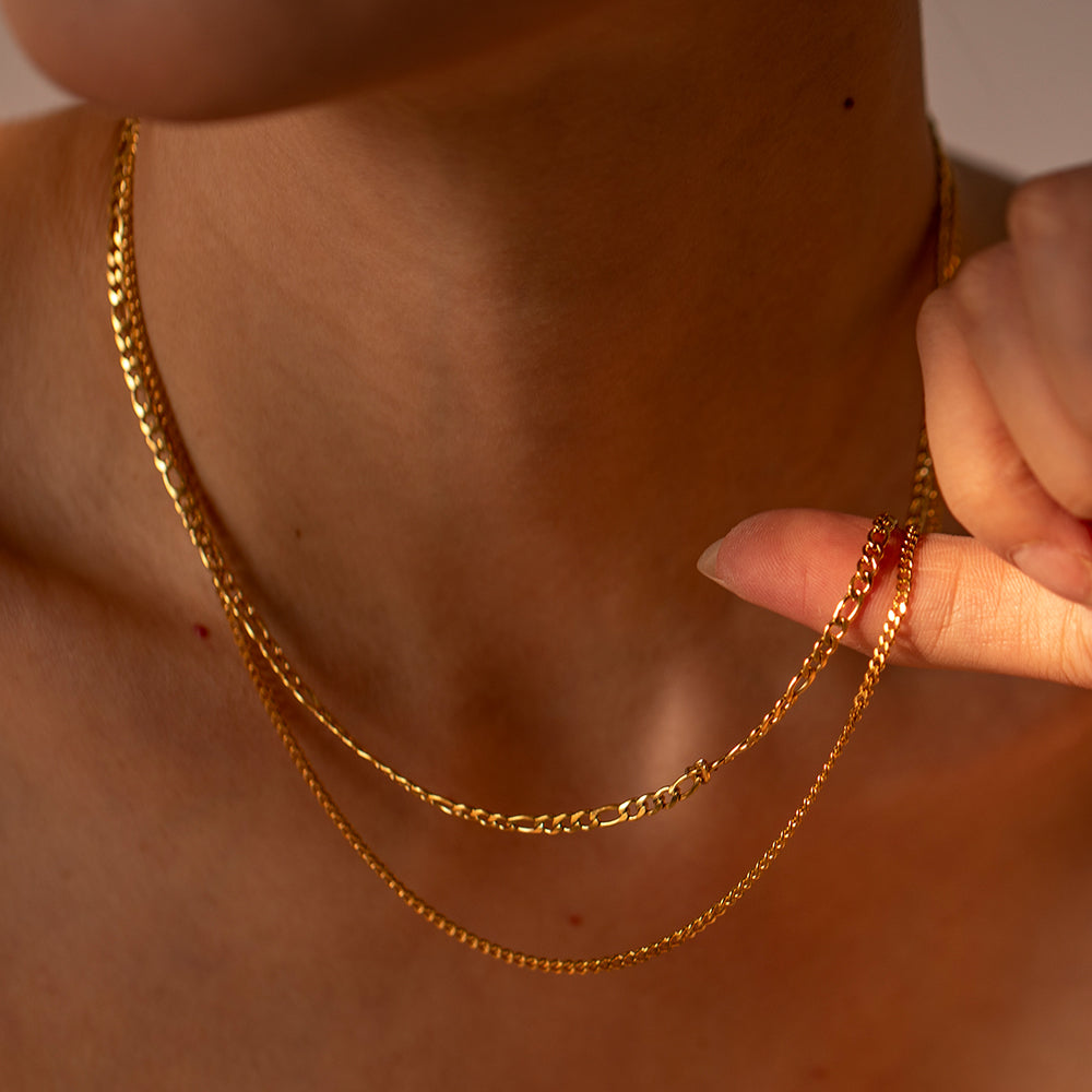 PREORDER Stainless Steel Double-Layered Necklace