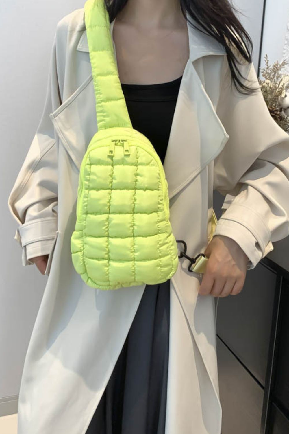 PREORDER Quilted Nylon Crossbody Bag