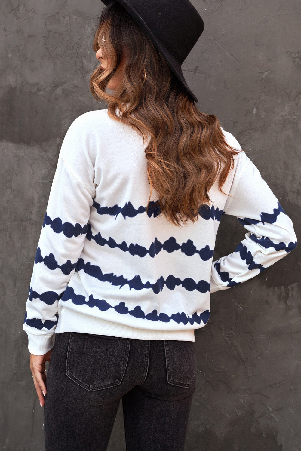 Talia Tie-Dye Drop Shoulder Sweatshirt- 1 size Large left! FINAL SALE!