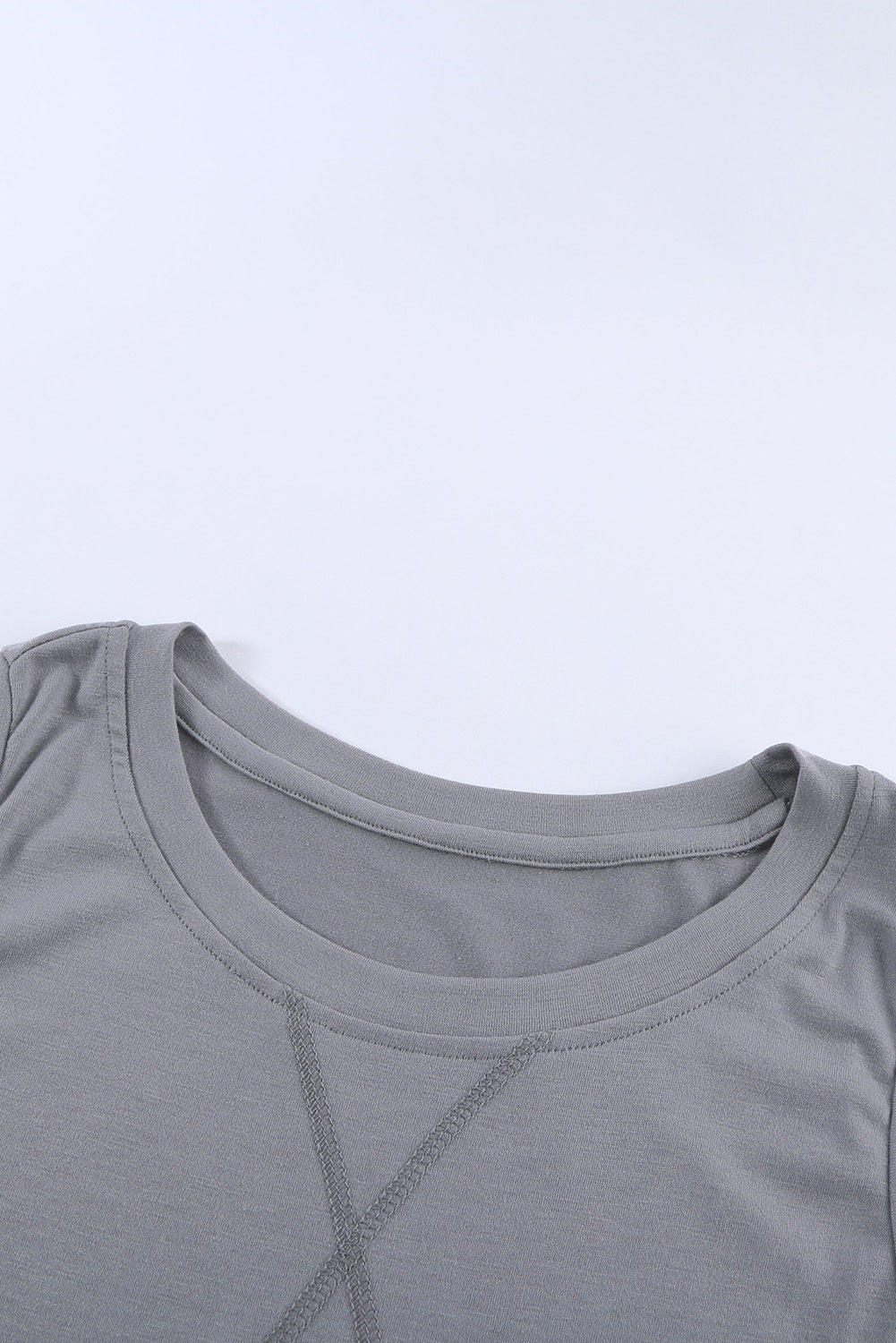 Cali Contrast Round Neck Tank Top- 1 size Large, Sand left! FINAL SALE!