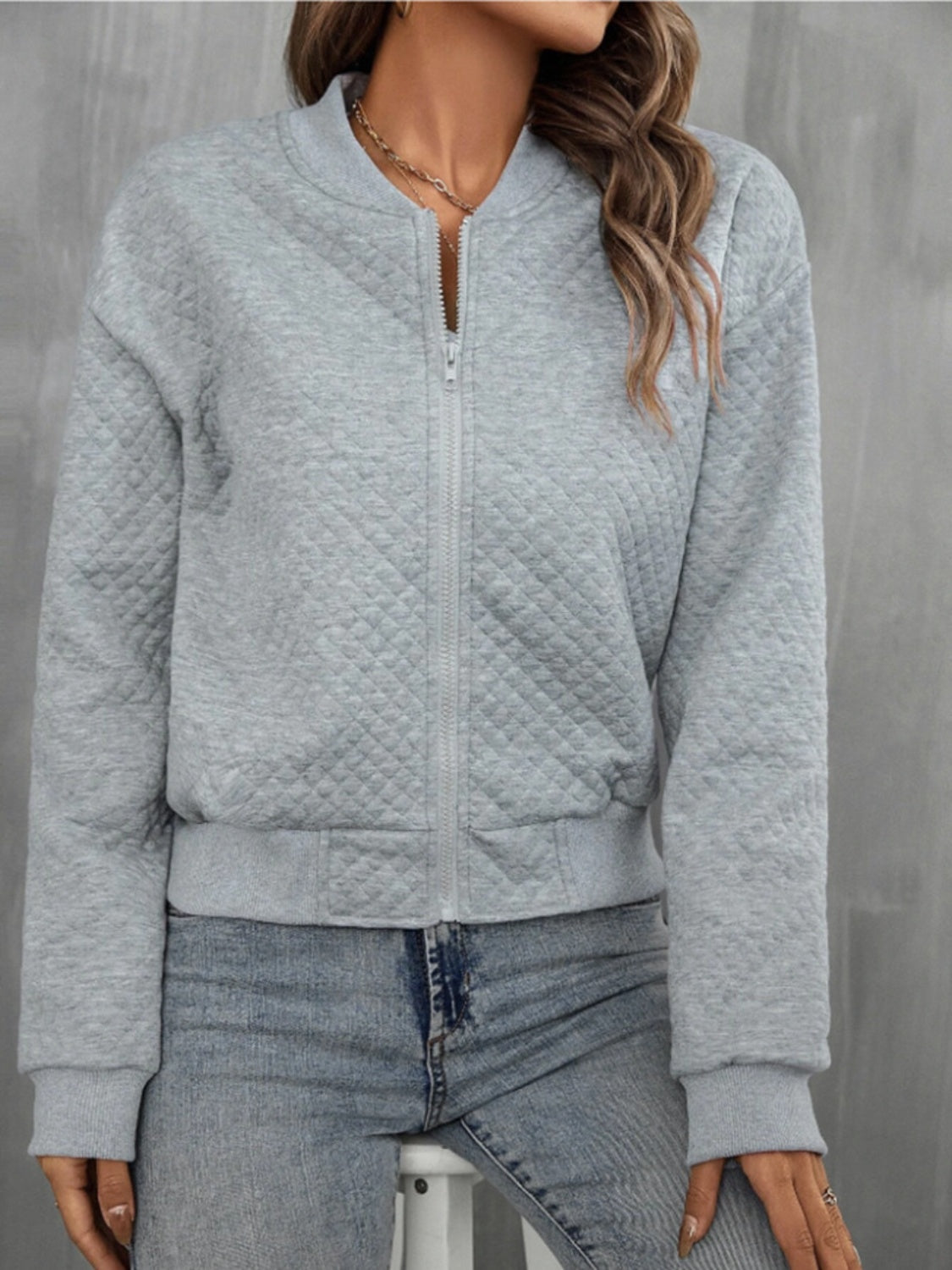 PREORDER Zip Up Long Sleeve Jacket 2/9