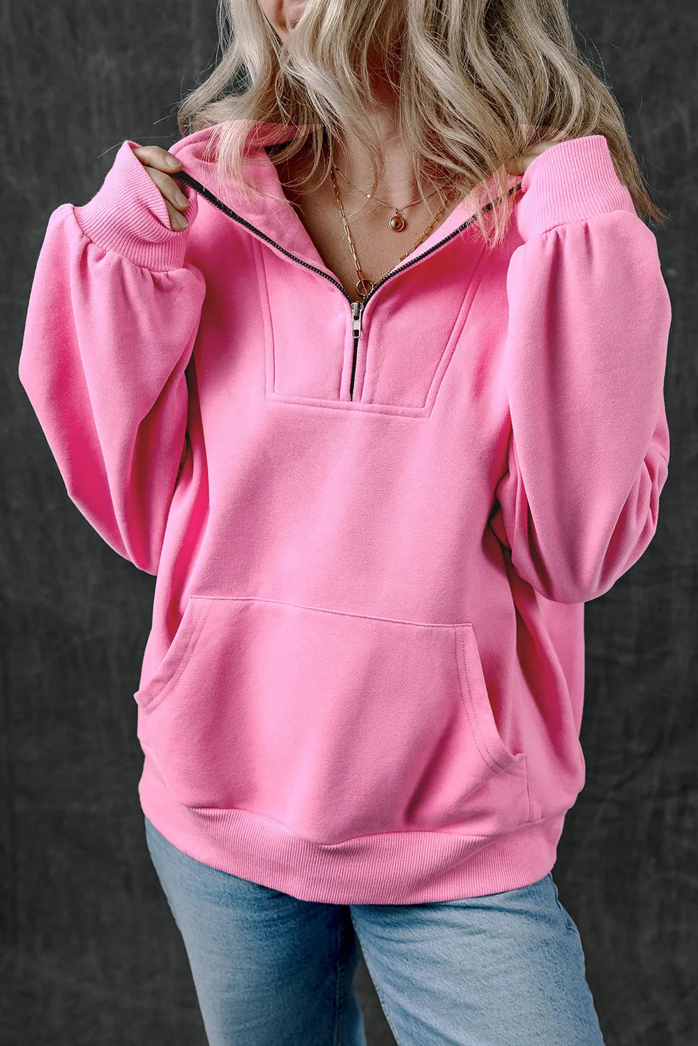 PREORDER Half Zip Long Sleeve Sweatshirt 2/9