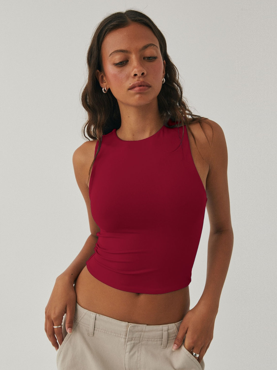 PREORDER Round Neck Cropped Tank 2/9