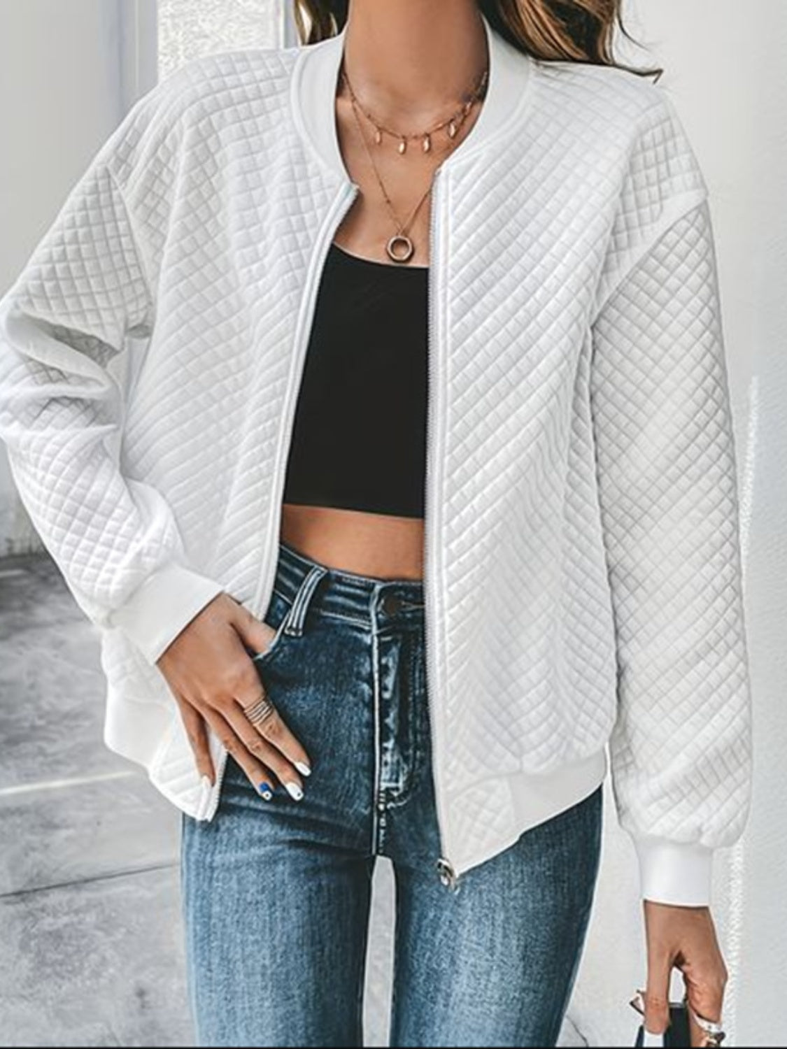 PREORDER Zip Up Long Sleeve Jacket 2/9