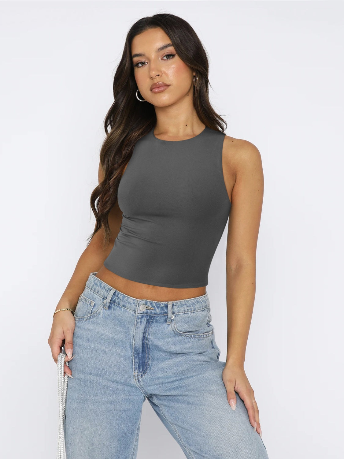 PREORDER Round Neck Cropped Tank 2/9