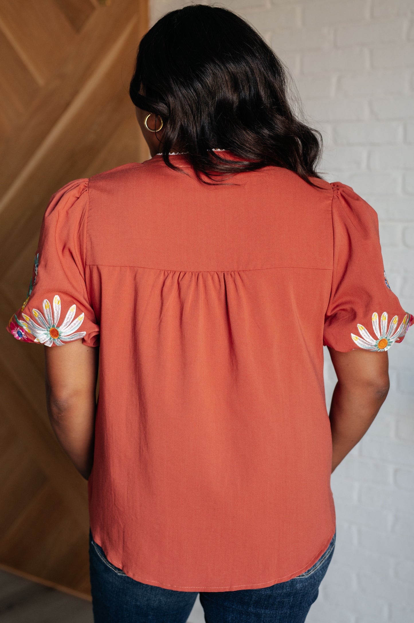 No Concerns Sleeve Blouse