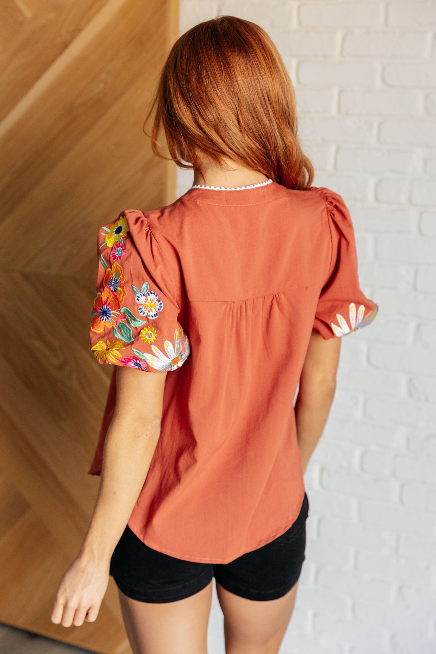 No Concerns Sleeve Blouse