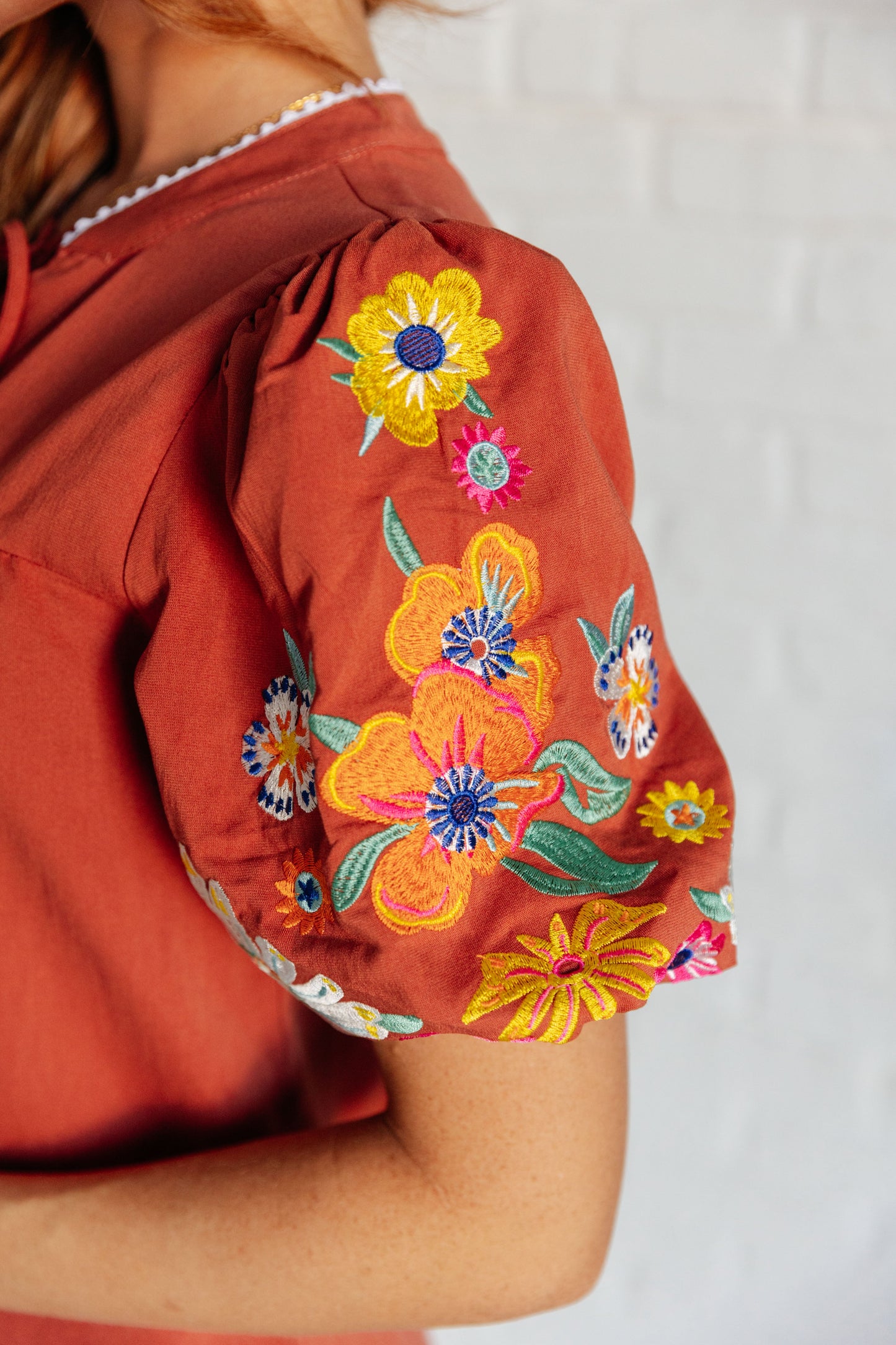 No Concerns Sleeve Blouse