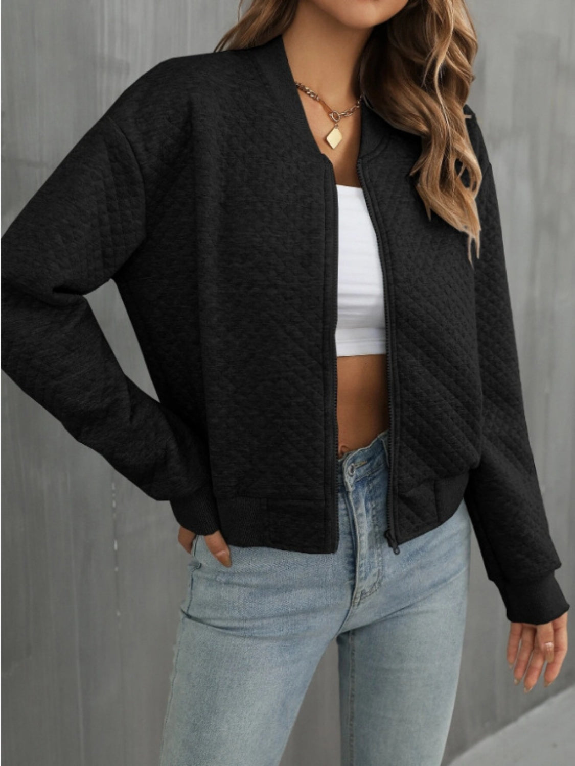 PREORDER Zip Up Long Sleeve Jacket 2/9