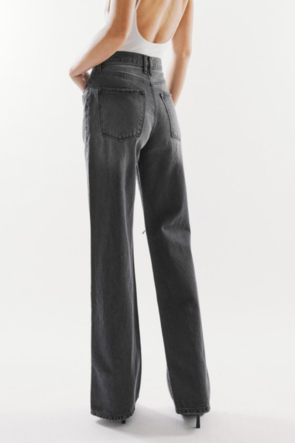 Kallie Kancan High Waist Distressed Knee Jeans- 1 size 9/28 left! FINAL SALE!