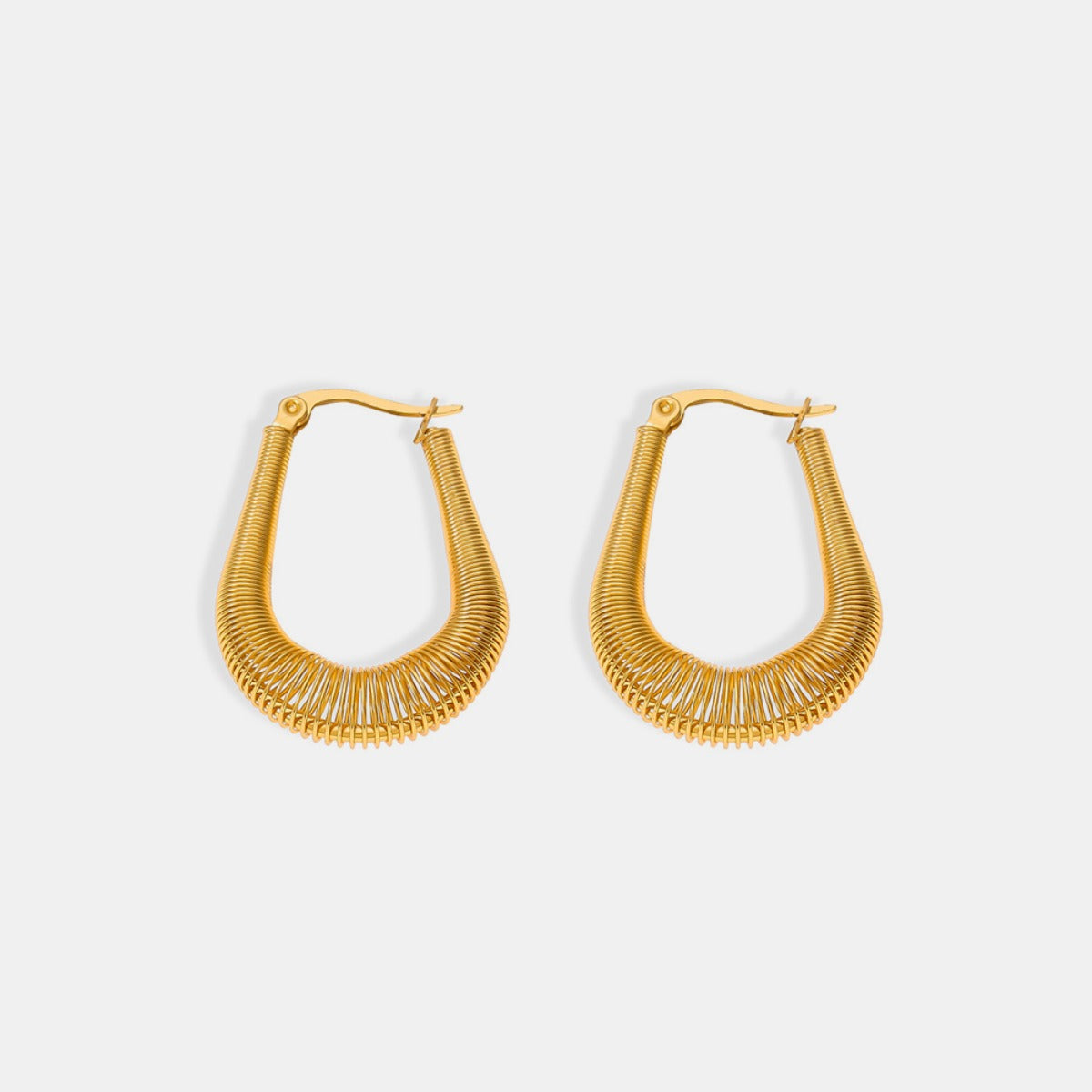 PREORDER Titanium Steel U Shape Earrings
