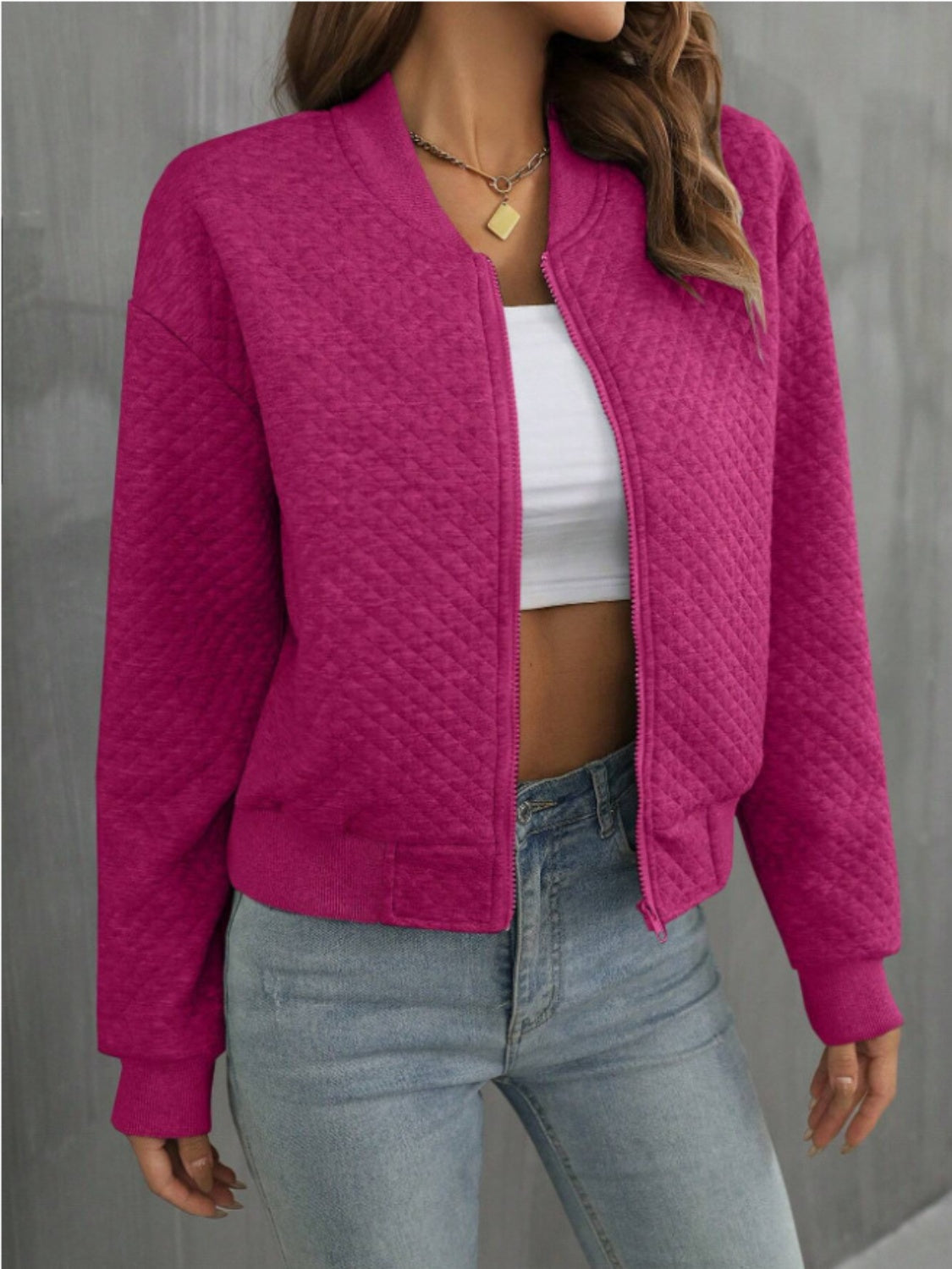 PREORDER Zip Up Long Sleeve Jacket 2/9