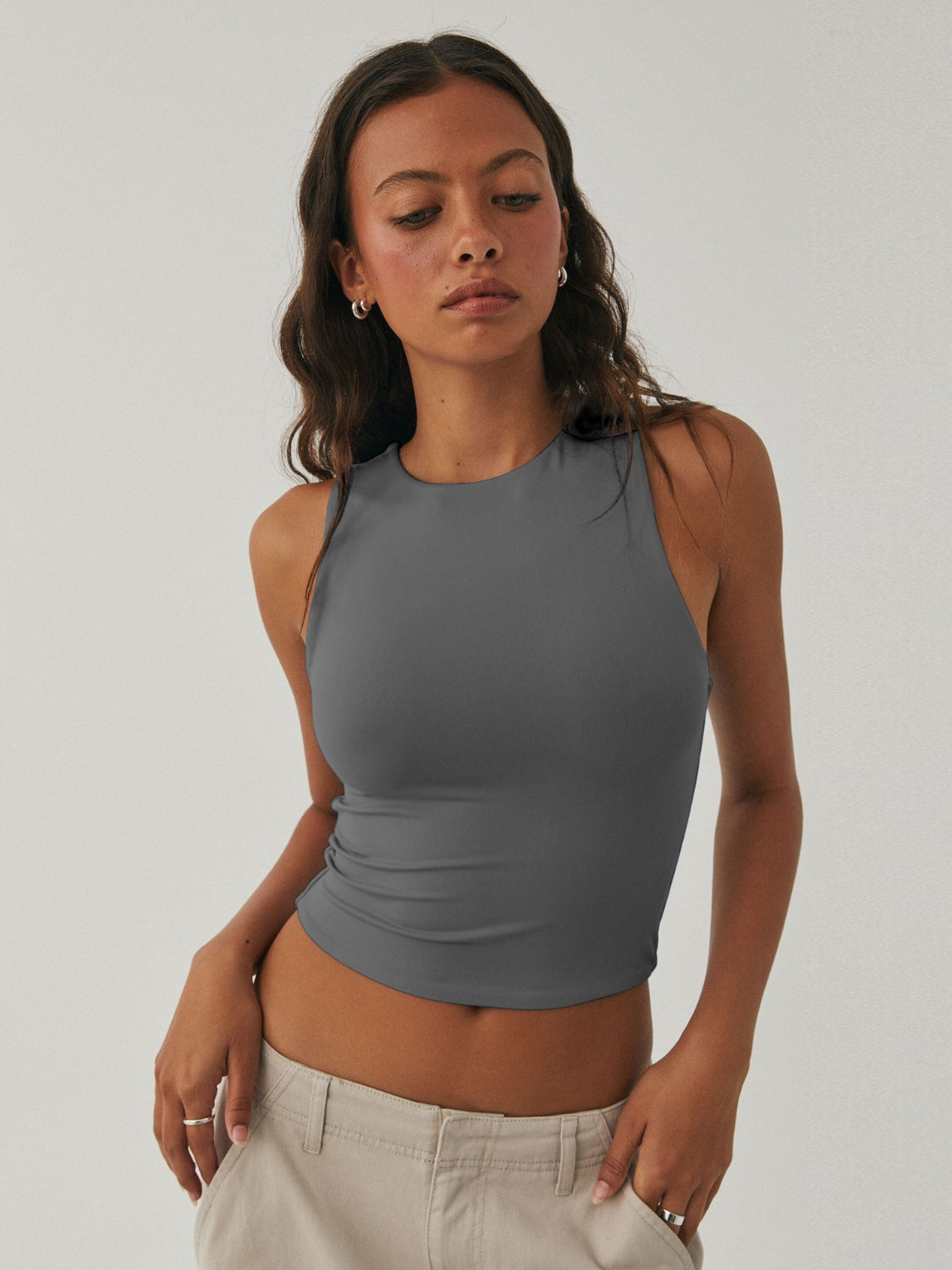 PREORDER Round Neck Cropped Tank 2/9