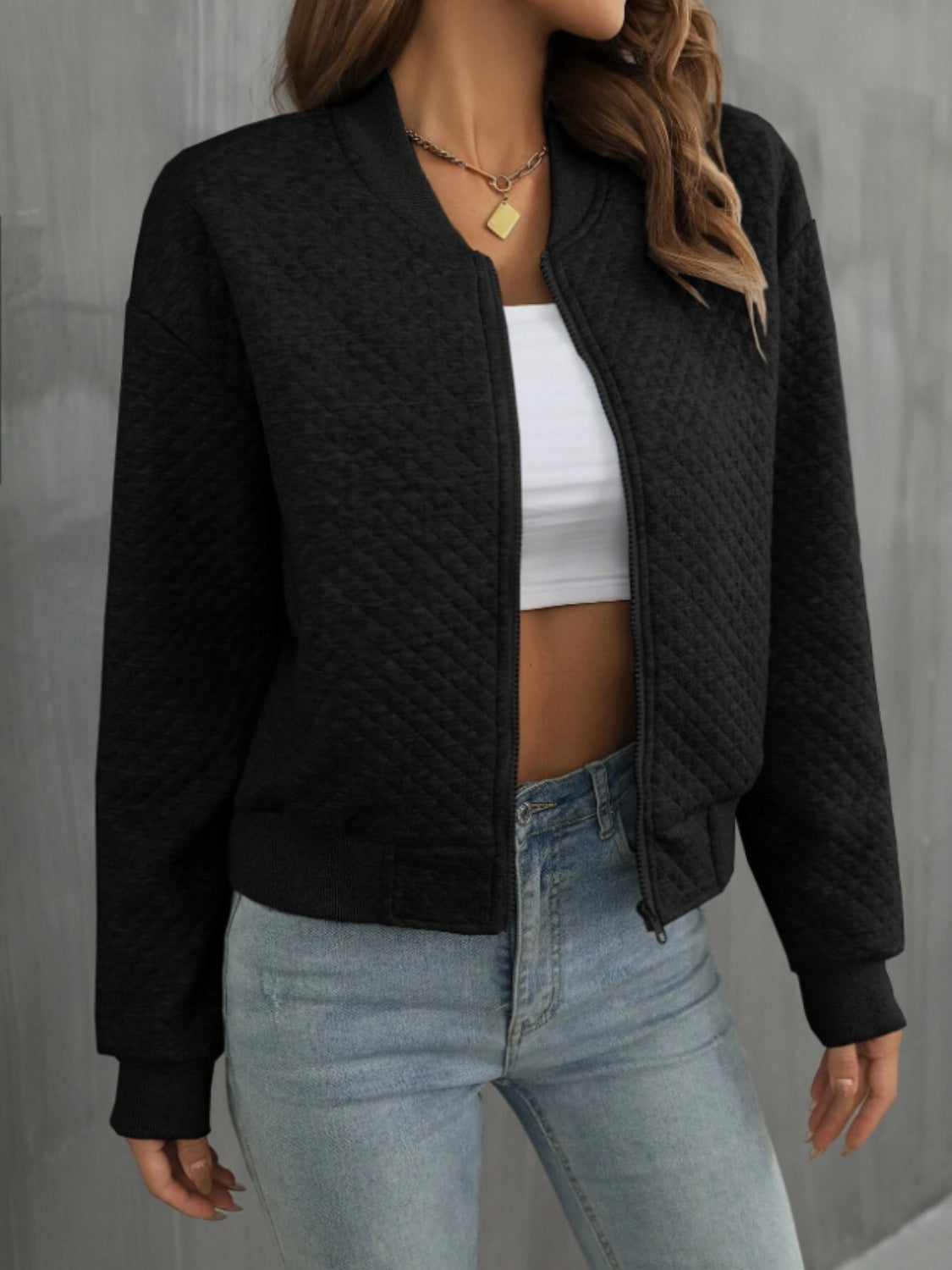 PREORDER Zip Up Long Sleeve Jacket 2/9