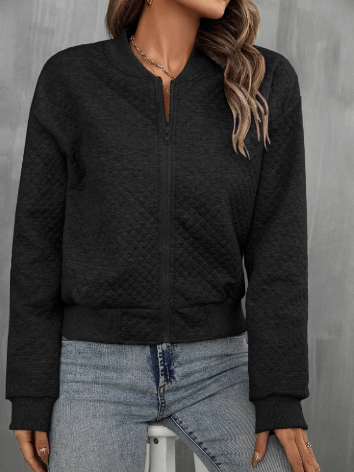 PREORDER Zip Up Long Sleeve Jacket 2/9