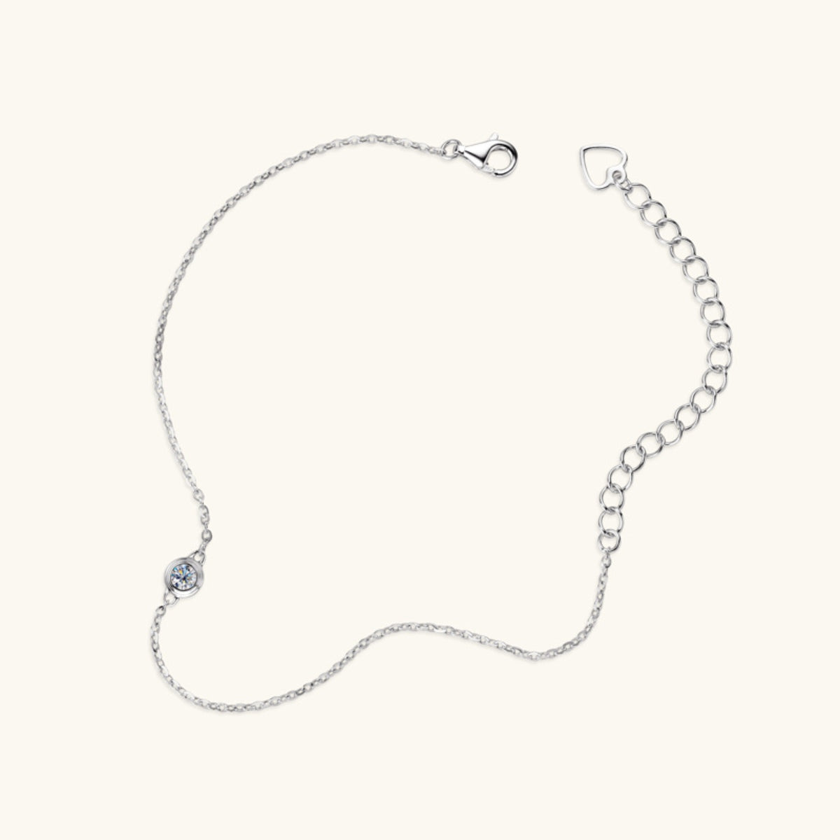 PREORDER: Inlaid Moissanite 925 Sterling Silver Bracelet
