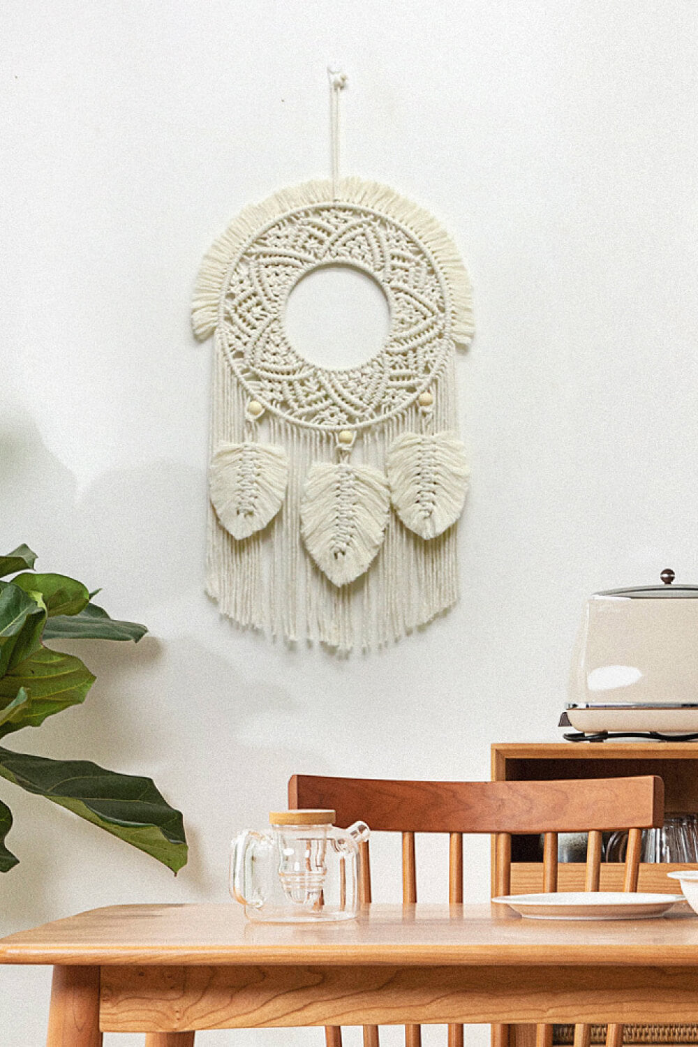 Hand-Woven Macrame Wall Hanging