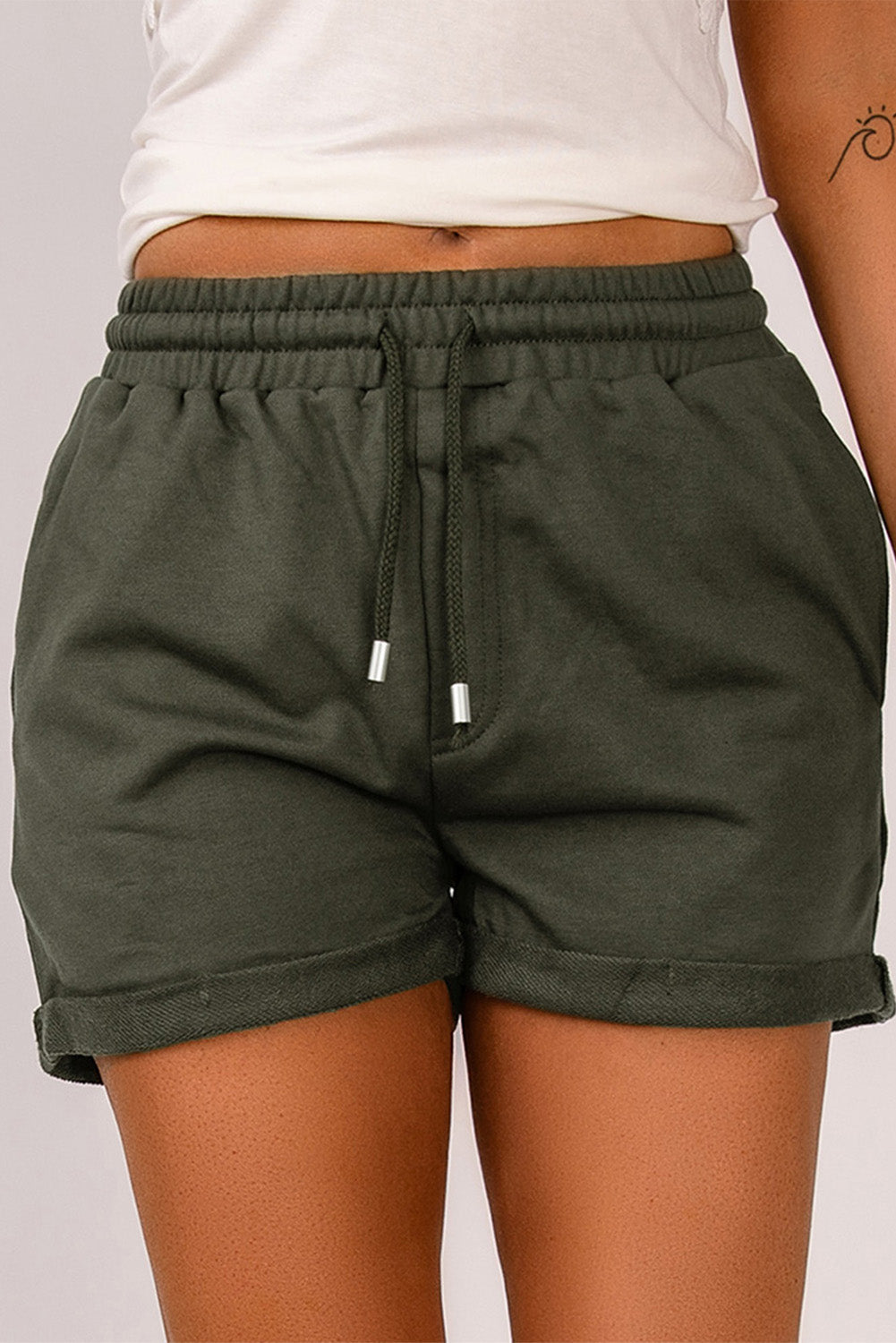 Waist Cuffed Shorts