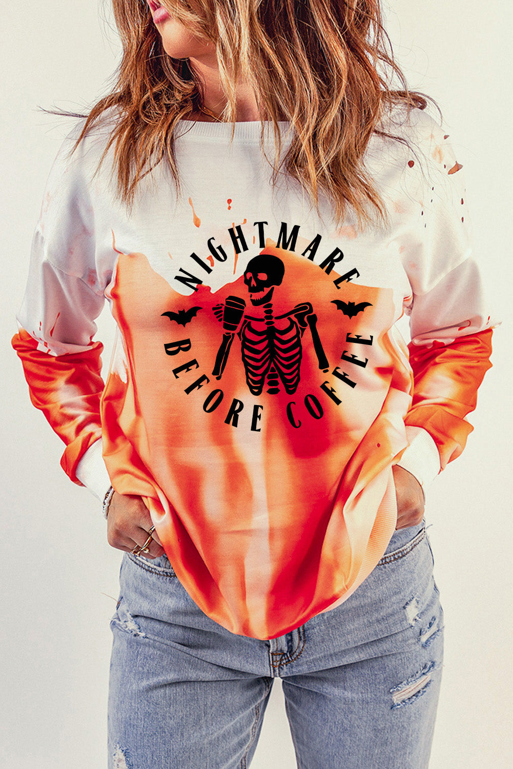 NIGHTMARE BEFORE COFFEE Graphic Sweatshirt