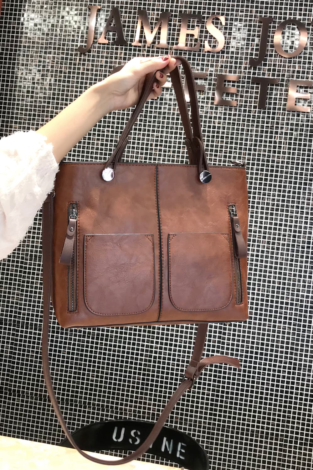 Vintage PU Leather Handbag