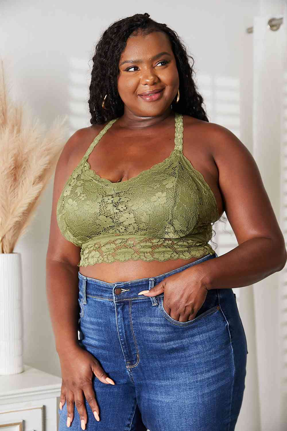 Crisscross Lace Bralette