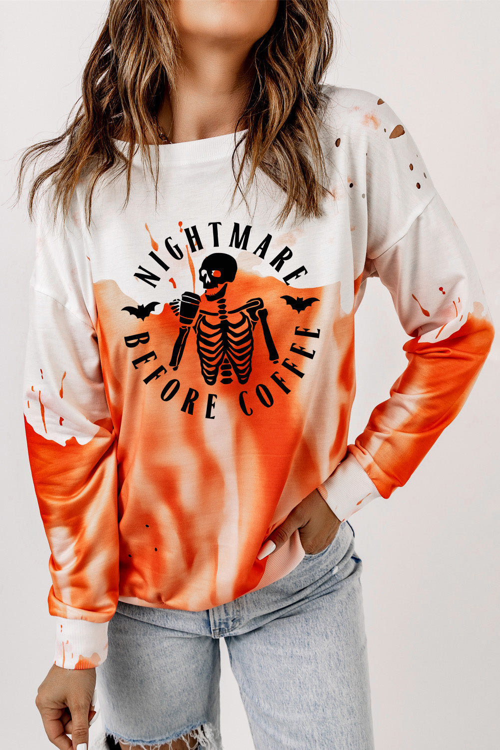 NIGHTMARE BEFORE COFFEE Graphic Sweatshirt