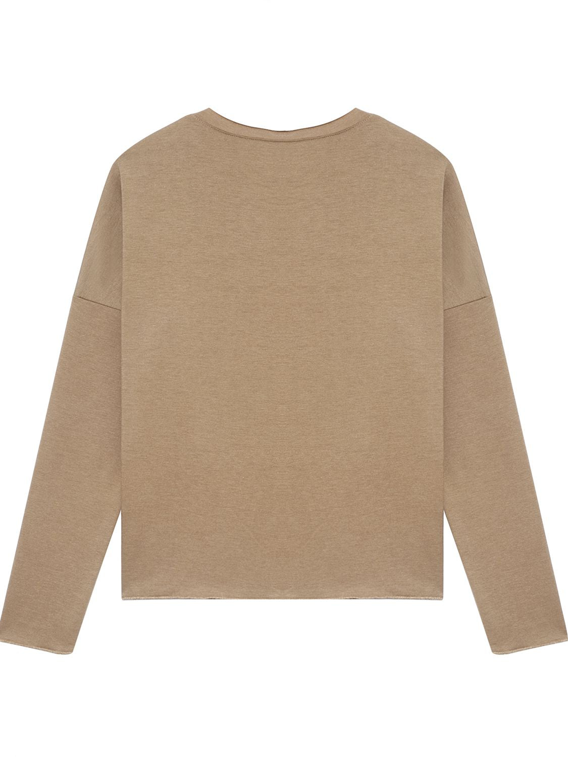 Graphic Round Neck Dropped Shoulder Sweatshirt