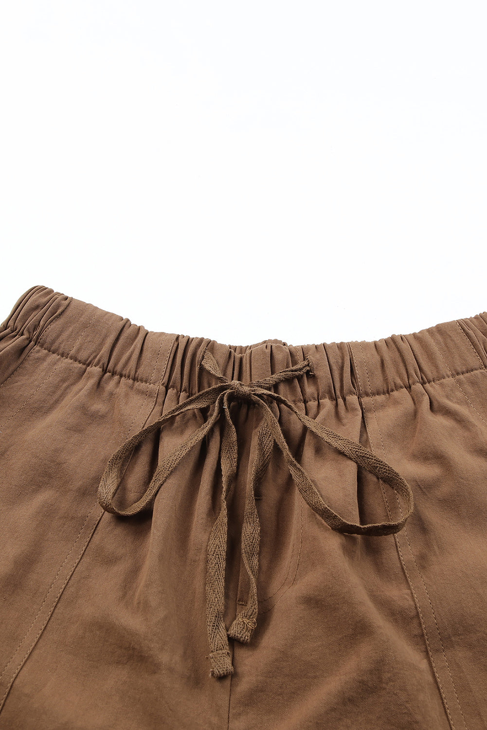 Elastic Waist Pocket Shorts