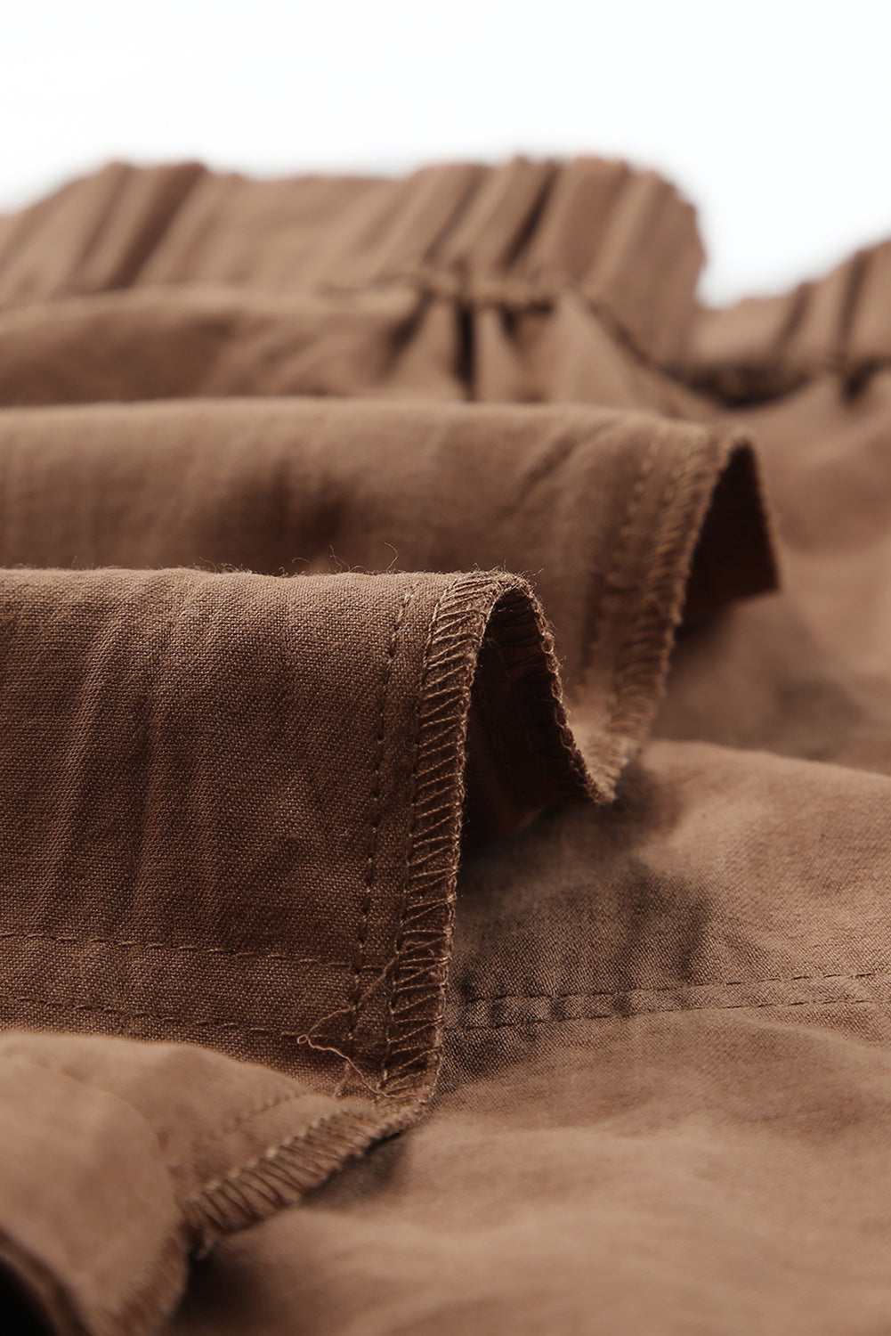 Elastic Waist Pocket Shorts