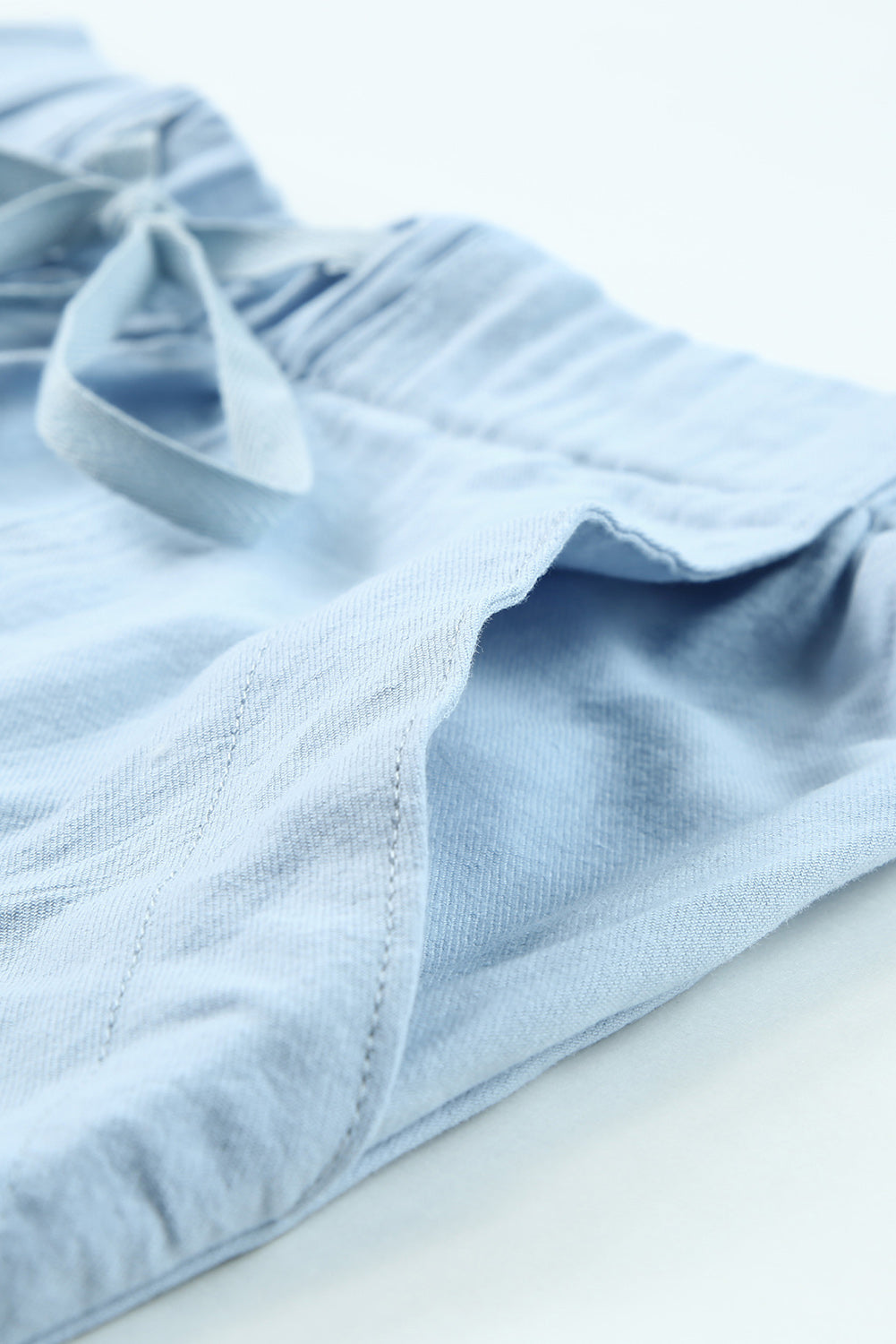 Elastic Waist Pocket Shorts