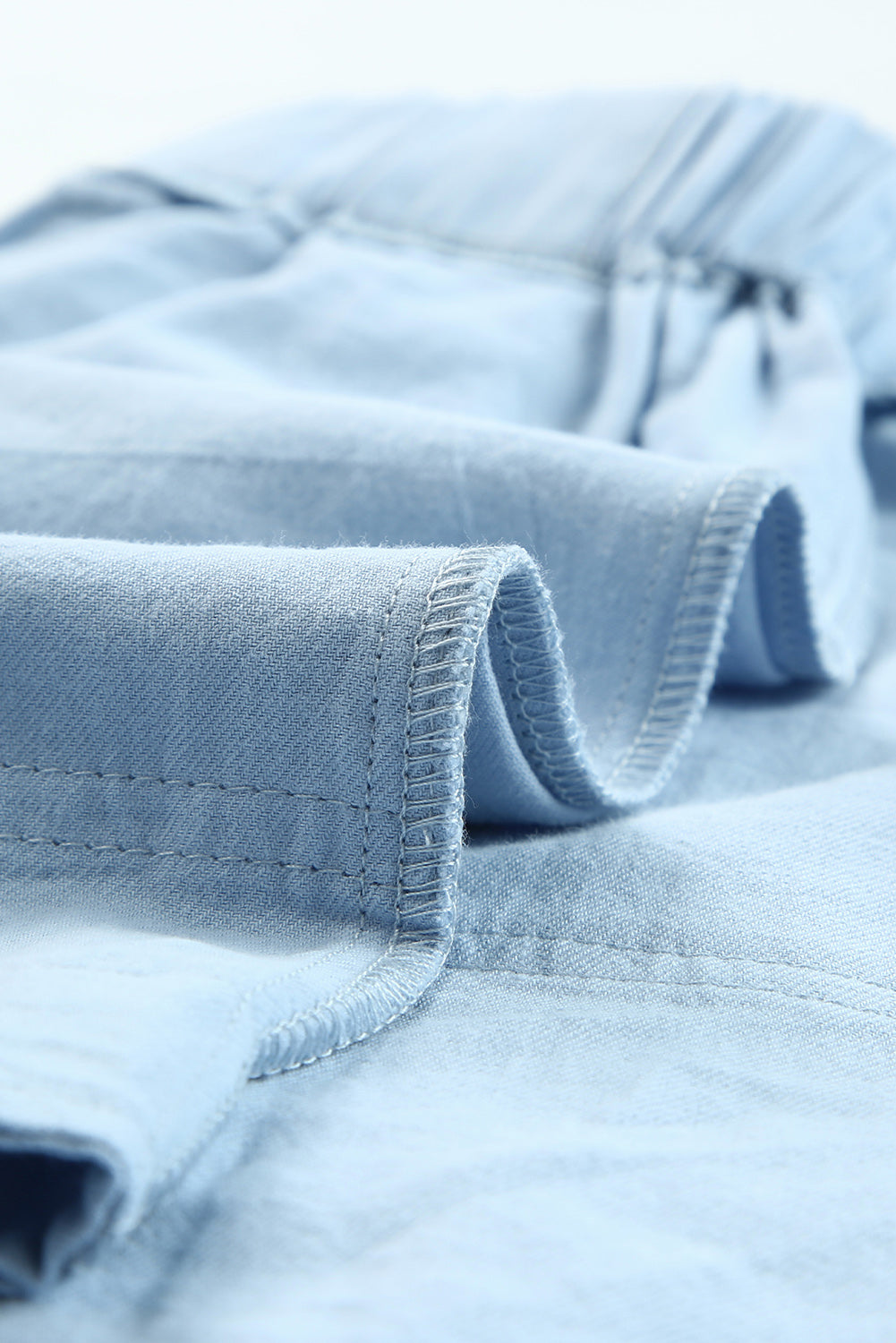 Elastic Waist Pocket Shorts