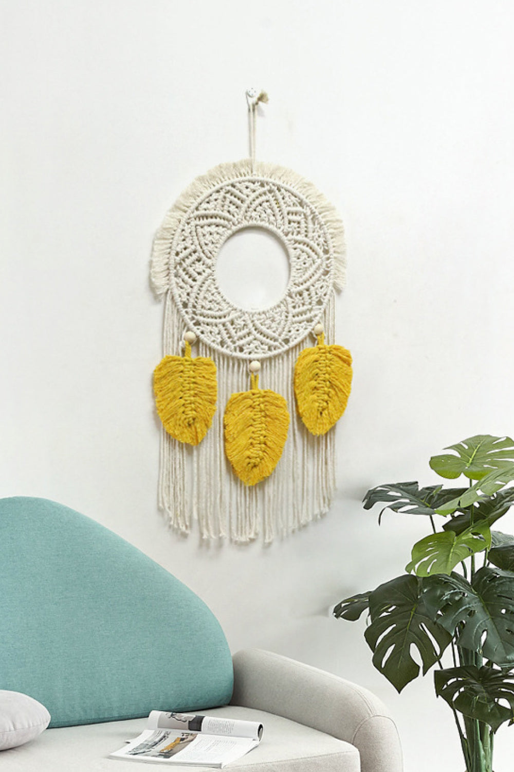 Hand-Woven Macrame Wall Hanging