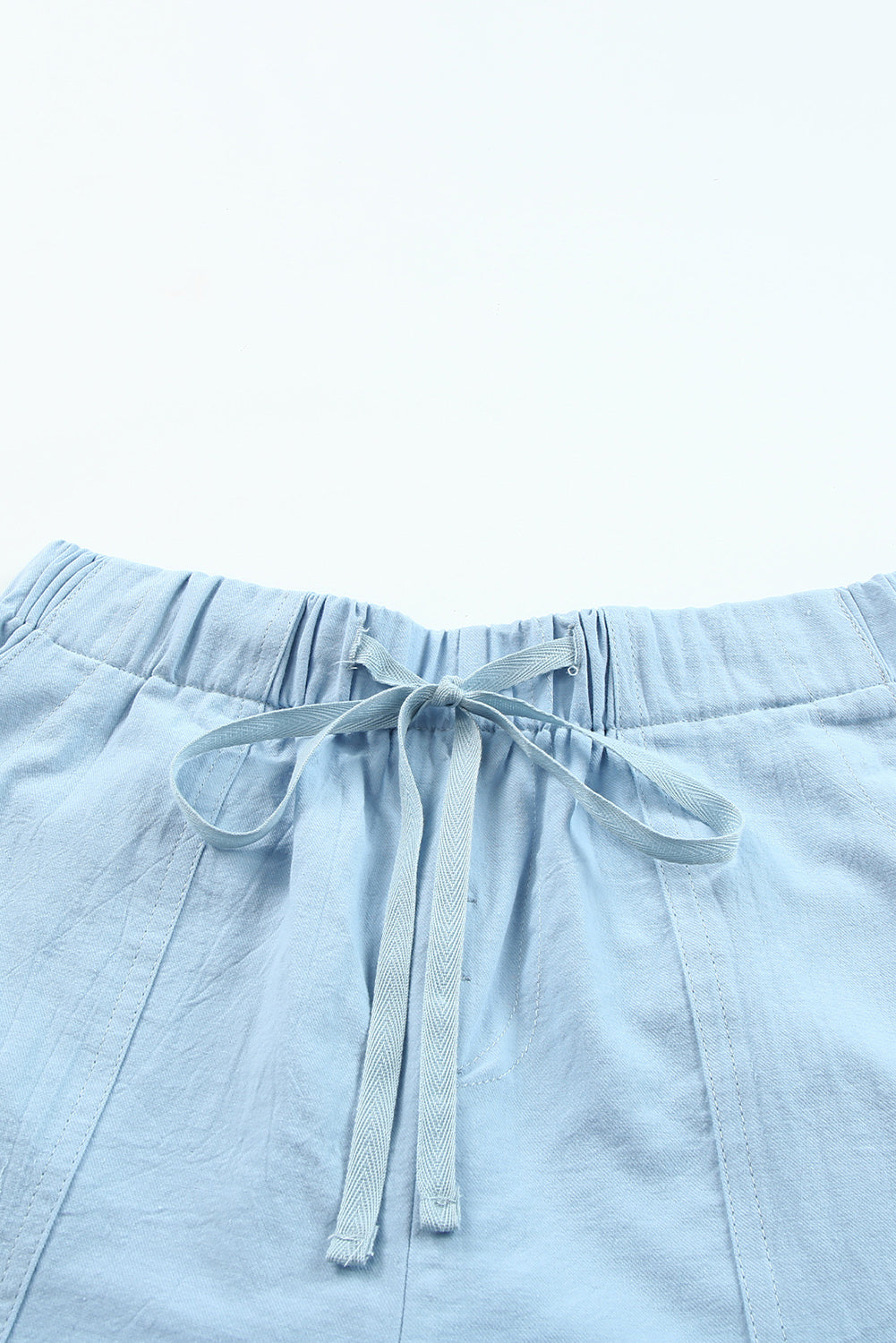 Elastic Waist Pocket Shorts