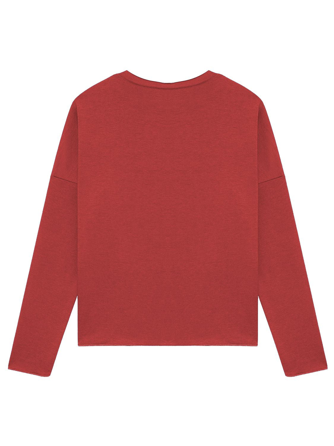 Graphic Round Neck Dropped Shoulder Sweatshirt