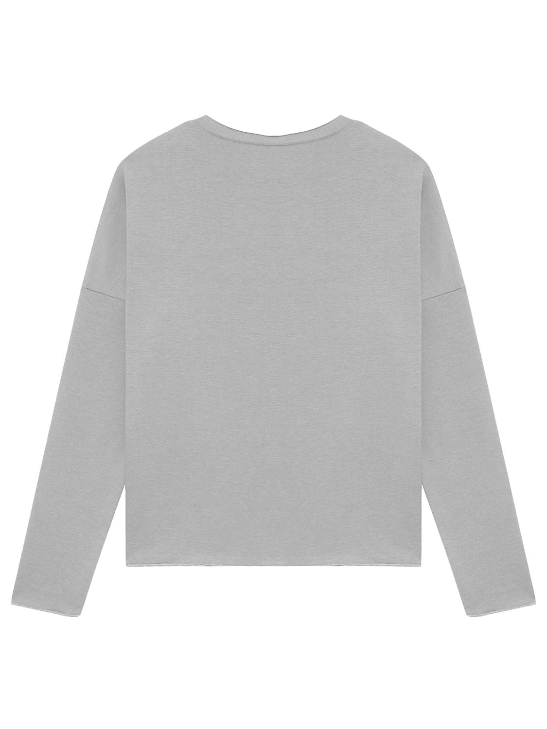 Graphic Round Neck Dropped Shoulder Sweatshirt