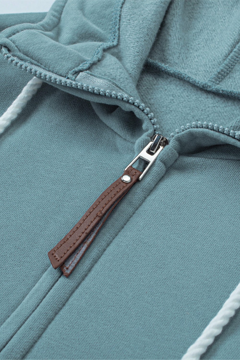 Half Zip Patch Pocket Hoodie