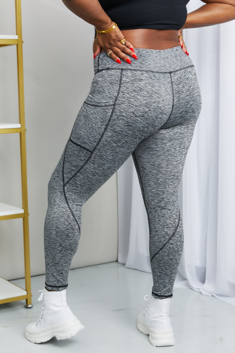 Rae Wide Waistband Yoga Leggings