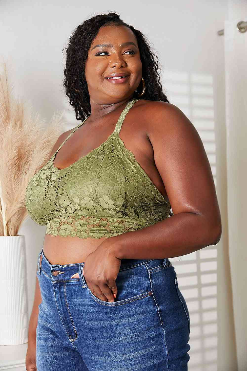 Crisscross Lace Bralette
